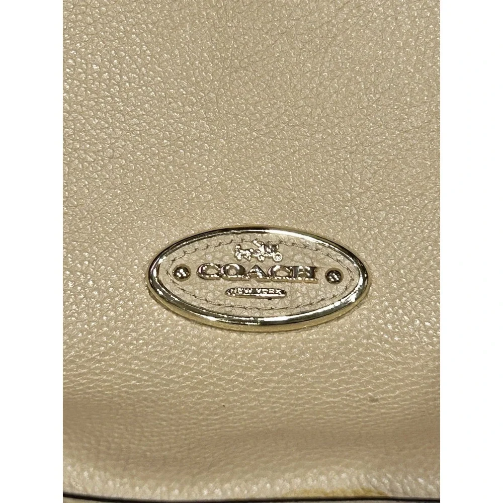 COACH Scout Hobo Tan Pebbled Leather Convertible Shoulder Bag Approx‎ 14